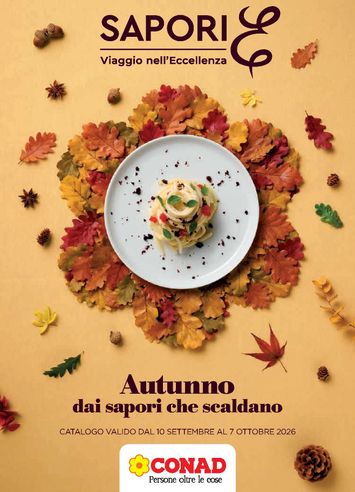 Volantino Spazio Conad - Spazio Conad - Catalogo Gourmet Bologna valido dal 10/09 al 07/10 - pagina 1