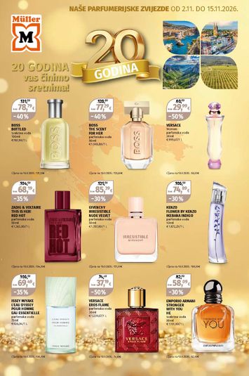 Katalog Müller - Müller - Parfumerijske zvijezde vrijedi od 02.11. do 15.11. - stranica 1