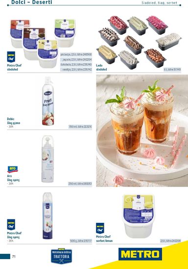 Katalog Metro - Metro - Poslovna rješenja - Trattoria vrijedi od 04.03. do 31.12. - stranica 71