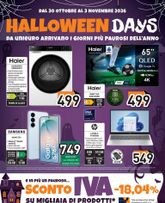 Unieuro - Halloween Days valido da venerdì 30/10/2026