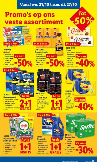 Folder Lidl - Lidl van 19/10 tot 24/10 - side 19
