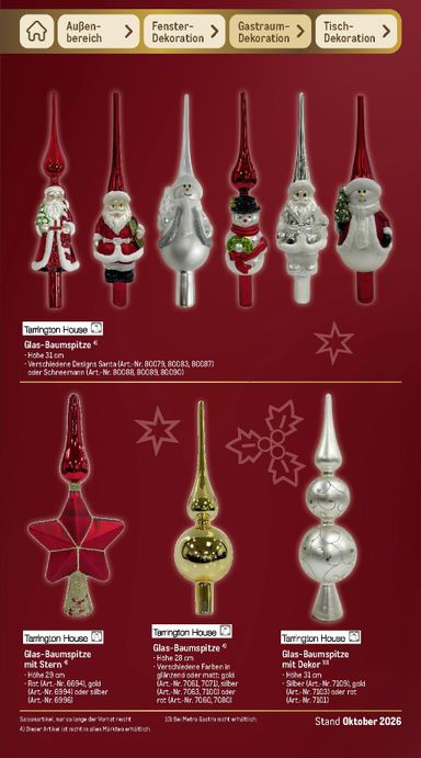 Prospekt METRO - Metro - Weihnachten gültig ab 01.10. bis 31.10. - seite 108