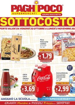 Volantini Paghi Poco da venerdì 23/10