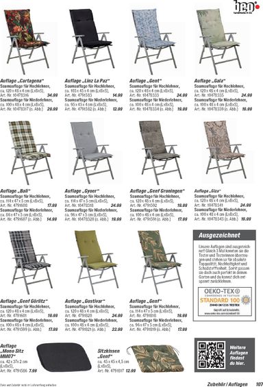 Prospekt toom - Toom - Gartenmöbel & Solar-Leuchten gültig ab 01.03. bis 31.12. - seite 107