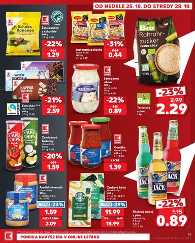 Leták Kaufland - Kaufland od 22.10. do 28.10. - strana 75