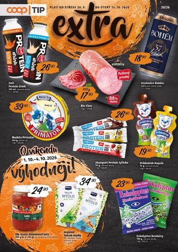 Leták COOP - Coop - Tip extra od 30.09. do 13.10. - strana 1