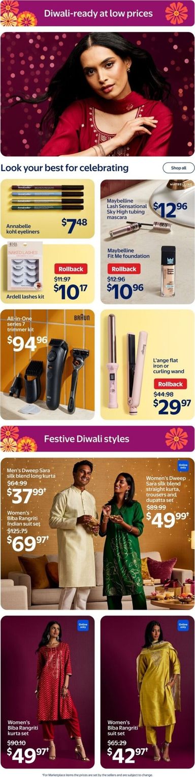 Flyer Walmart - Walmart - Diwali valid since 10-15 until 11-11 - page 4