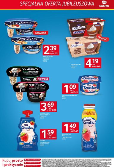 Gazetka Selgros - Selgros cash&carry - Specjalna Oferta Jubileuszowa od 22.10. do 04.11. - strona 4
