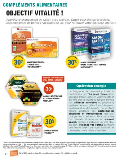 Catalogue E.Leclerc - E.Leclerc - Parapharmacie valable dès le 06/10 au 31/10 - page 6