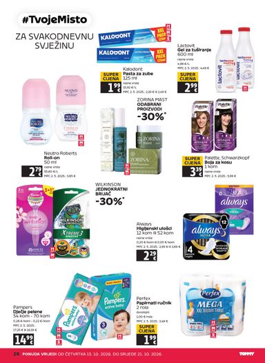 Katalog Tommy - Tommy vrijedi od 15.10. do 21.10. - stranica 28