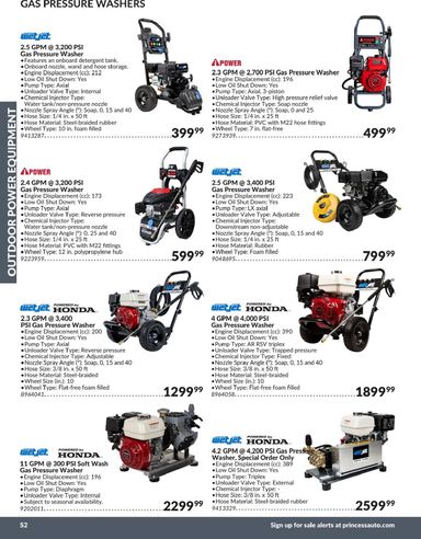 Flyer Princess Auto - Princess Auto - Outdoor Power Equipment valid since 04-21 until 12-31 - page 4