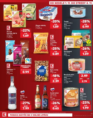 Leták Kaufland - Kaufland od 29.10. do 04.11. - strana 77