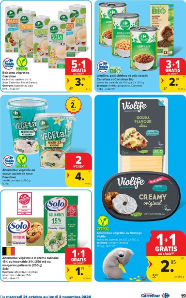 Folder Carrefour - Carrefour Hypermarchés van 21/10 tot 02/11 - side 19