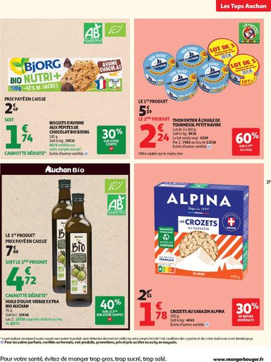 Catalogue Auchan - Auchan valable dès le 13/10 au 25/10 - page 27
