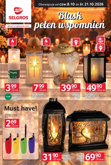 Gazetka Selgros - Selgros cash&carry - Katalog Wszystkich świętych od 08.10. do 21.10. - strona 1