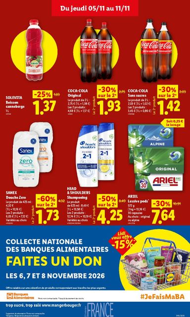 Catalogue Lidl - Lidl valable dès le 05/11 au 11/11 - page 15