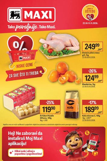 Katalog Maxi - Maxi od 22.10 do 11.11 - strana 1