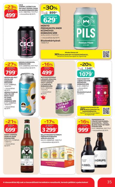 Akciós újság Auchan - Auchan Hipermarket érvényes 10.22.-tól 10.28.-ig - 35 oldal