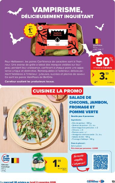 Folder Carrefour - Carrefour Hypermarchés van 28/10 tot 09/11 - side 19