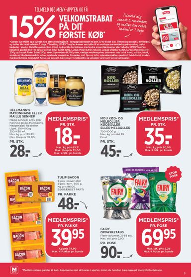 Brochurer Meny - Meny gyldig fra 30.10. til 05.11. - side 3