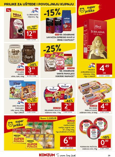 Katalog Konzum - Konzum vrijedi od 28.10. do 03.11. - stranica 29