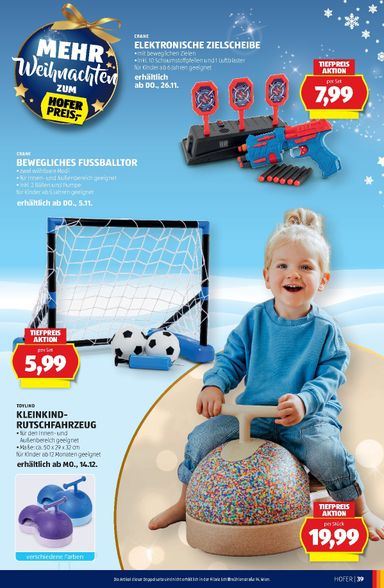 Leták Hofer Rakúsko - Hofer Rakúsko - Unser Weihnachtskatalog od 30.10. do 31.12. - strana 39