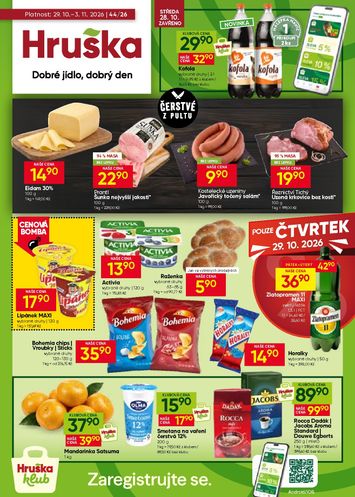 Leták Hruška - Hruška od 29.10. do 03.11. - strana 1