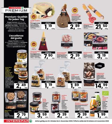 Volantino Interspar - INTERSPAR - Deutch valido dal 22/10 al 04/11 - pagina 20
