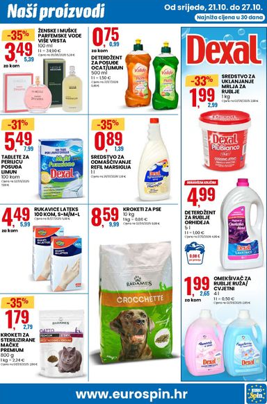 Katalog Eurospin - Eurospin vrijedi od 21.10. do 27.10. - stranica 7