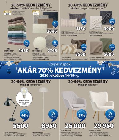 Akciós újság JYSK - JYSK érvényes 10.14.-tól 11.29.-ig - 3 oldal