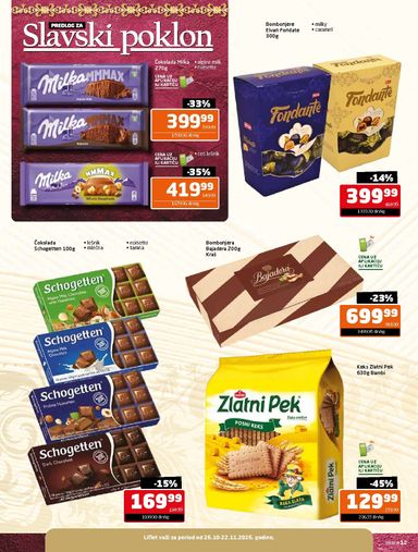 Katalog Gomex - Gomex - Kad se slavi nek' se prepričava od 26.10 do 22.11 - strana 12