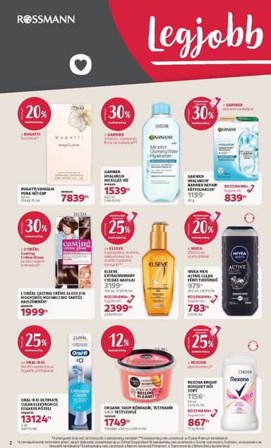 Akciós újság Rossmann - Rossmann érvényes 10.19.-tól 10.30.-ig - 2 oldal