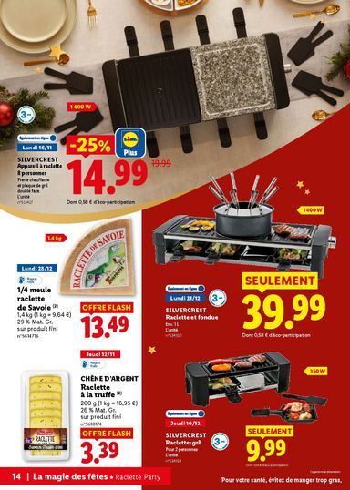 Catalogue Lidl - Lidl - Noël valable dès le 29/10 au 27/12 - page 14