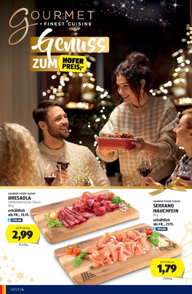 Leták Hofer Rakúsko - Hofer Rakúsko - Unser Weihnachtskatalog od 30.10. do 31.12. - strana 4