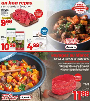 Flyer Metro - Metro - Cahier Mijotés (QC) valid since 10-29 until 11-04 - page 4