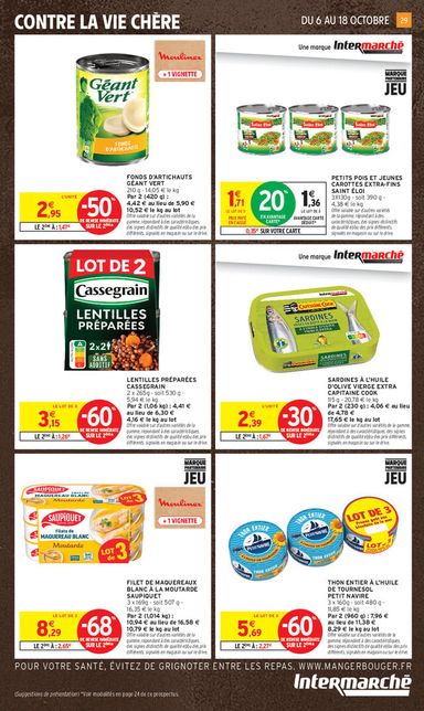 Catalogue Intermarché - Intermarché valable dès le 06/10 au 18/10 - page 29