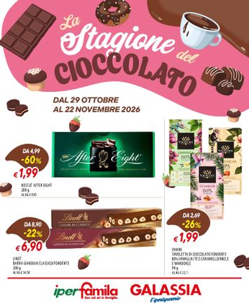 Volantino Galassia - Galassia - La stagione del cioccolato valido dal 29/10 al 22/11 - pagina 1