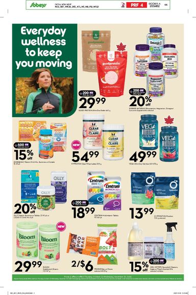 Flyer Sobeys - Sobeys - Natural and Wellness Booklet valid since 10-22 until 11-25 - page 3