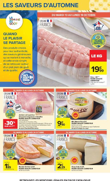 Catalogue Carrefour - Carrefour valable dès le 13/10 au 26/10 - page 6