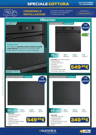 Volantino Euronics - Euronics - Cottura valido dal 22/10 al 04/11 - pagina 3
