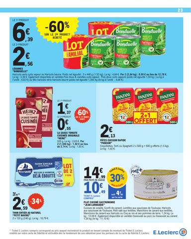 Catalogue E.Leclerc - E.Leclerc - Nos promos du moment valable dès le 13/10 au 24/10 - page 23
