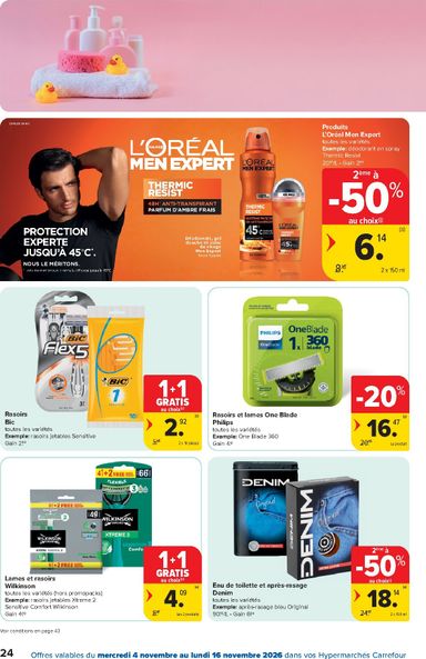 Folder Carrefour - Carrefour Hypermarchés van 04/11 tot 16/11 - side 24