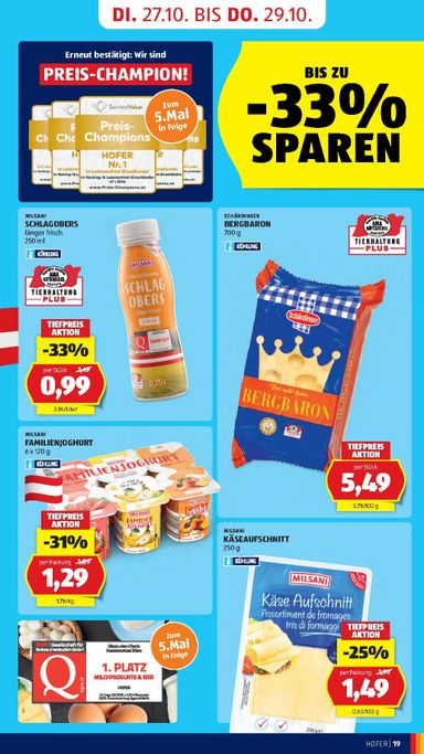HOFER-Flugblatt - HOFER gültig ab 23.10. bis 29.10. - seite 27