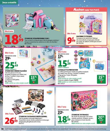 Folder Auchan - Auchan - Jouets de Noël van 16/10 tot 06/12 - side 36