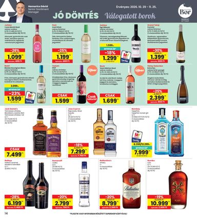 Akciós újság INTERSPAR - INTERSPAR érvényes 10.29.-tól 11.04.-ig - 14 oldal