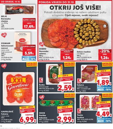 Katalog Kaufland - Kaufland vrijedi od 14.10. do 20.10. - stranica 18