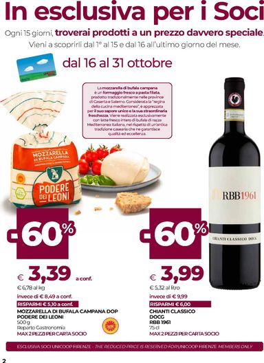 Volantino Coop Firenze - Coop Firenze - Vicino a Te valido dal 15/10 al 28/10 - pagina 2