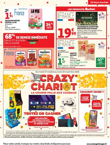 Folder Auchan - Auchan Supermarché van 03/11 tot 07/11 - side 21
