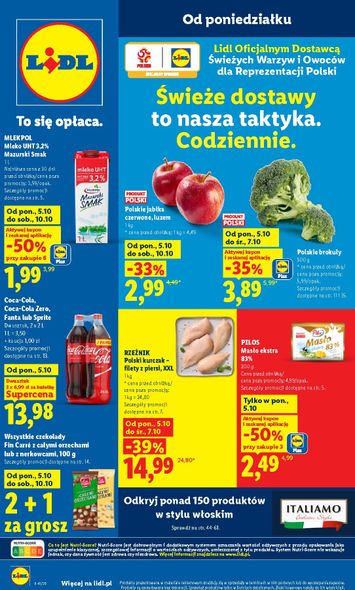 Gazetka Lidl - Lidl od 05.10. do 10.10. - strona 1