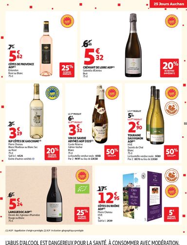 Catalogue Auchan - Auchan - 25 jours 2 hypers - Hypermarché valable dès le 03/11 au 08/11 - page 55